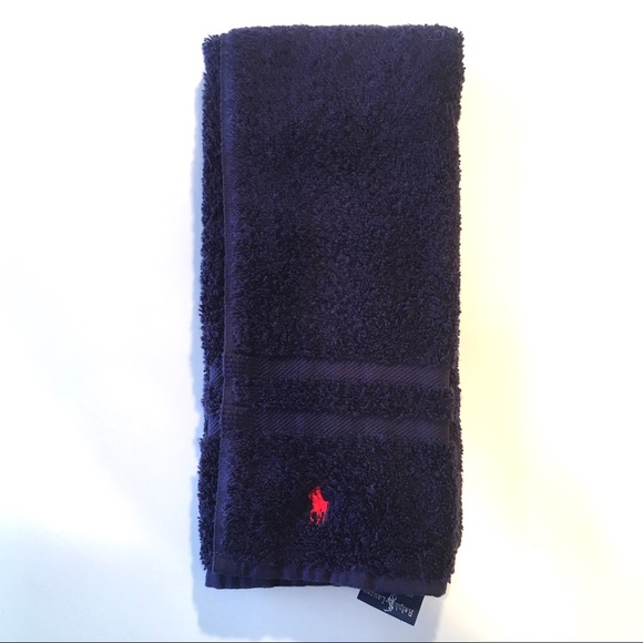 Ralph Lauren Polo Golf Towel - Dark Purple - Picture 1 of 3